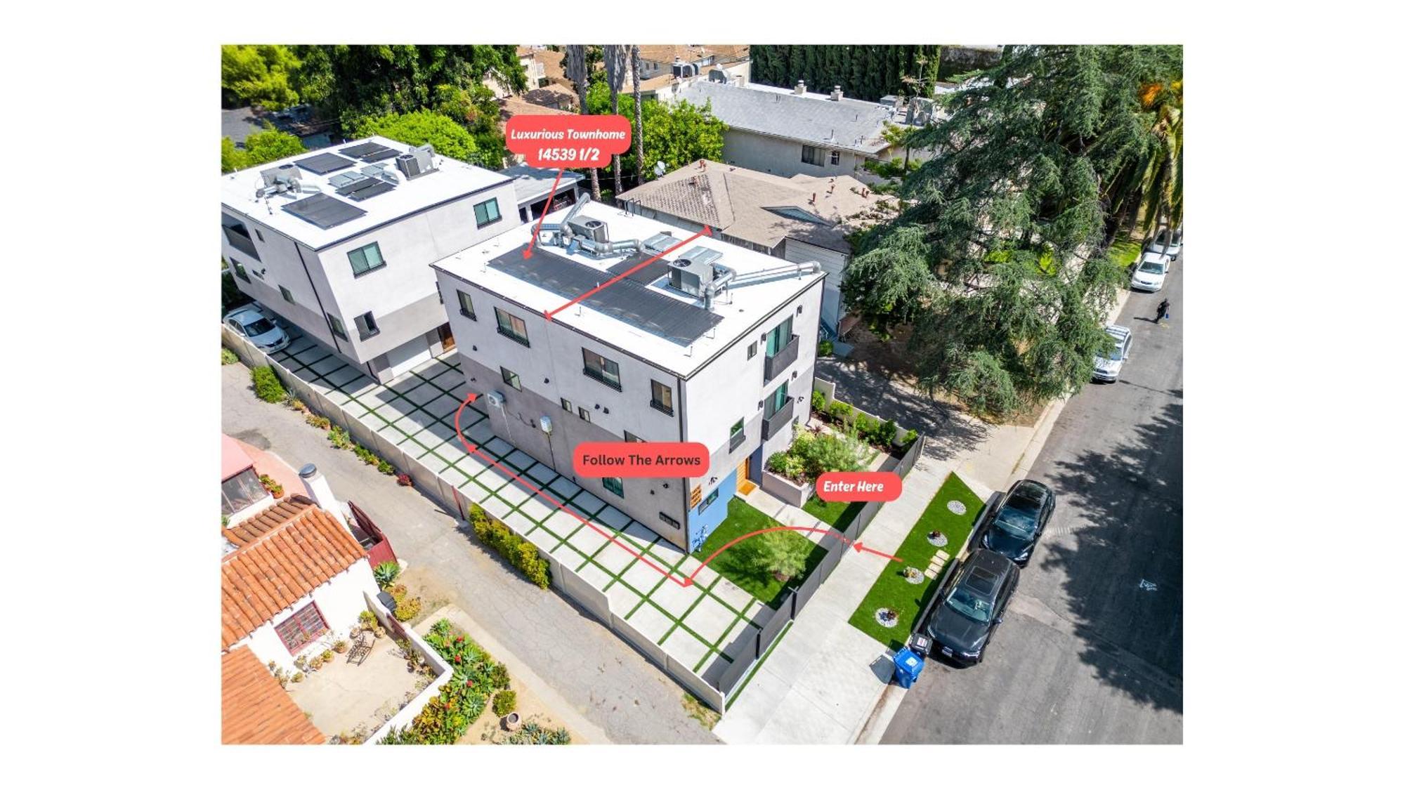 Luxurious Townhome W/3 Master Suites Gated Parking ลอสแอนเจลิส ภายนอก รูปภาพ